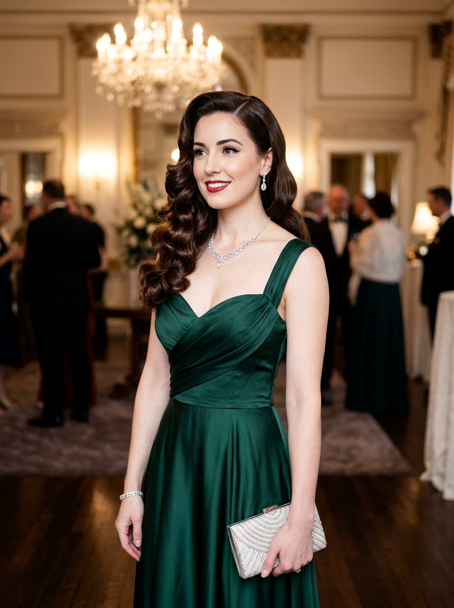 Vintage Hollywood Pin Up Curls - 20 pin up curls hairstyle - 20 pin up curls hairstyle