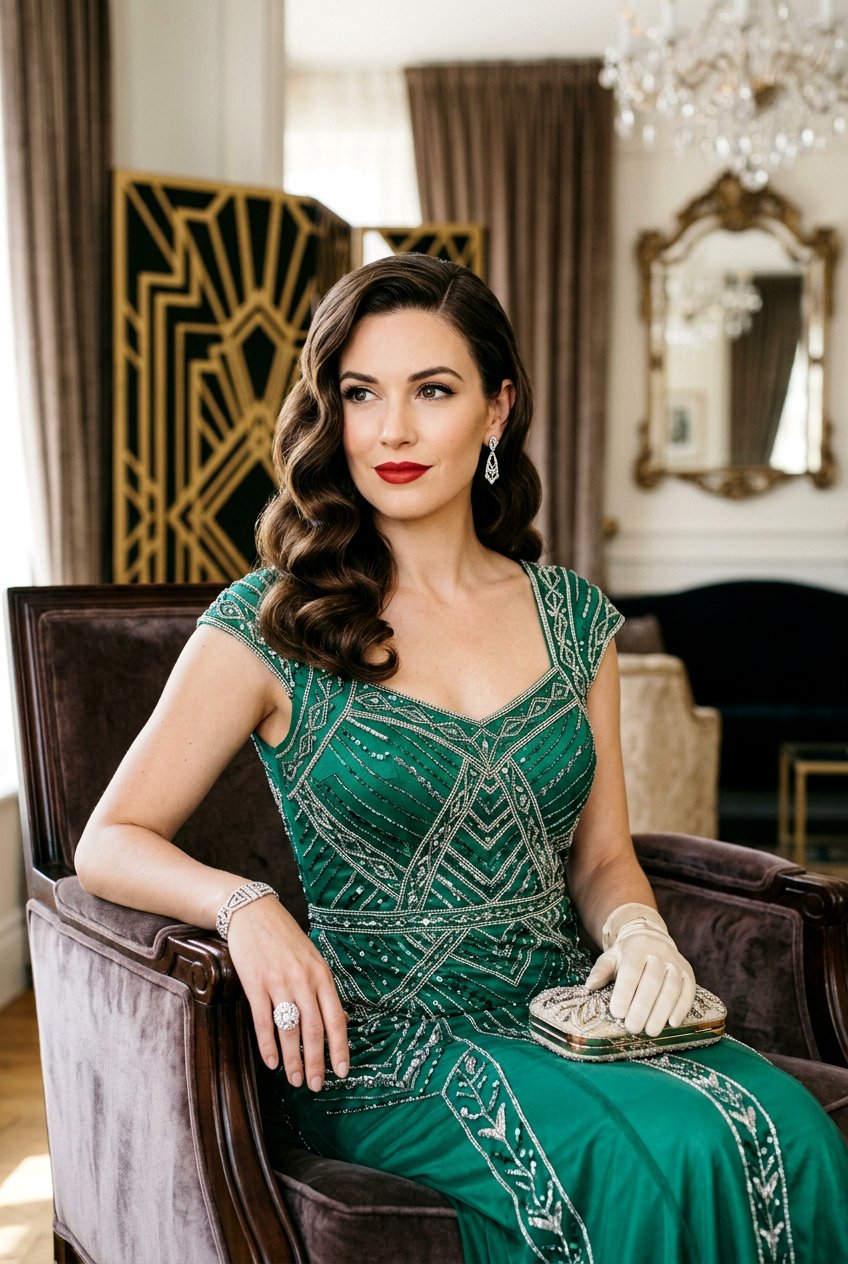 Vintage Hollywood Waves - 20 bridal hair ideas for women - 20 bridal hair ideas for women