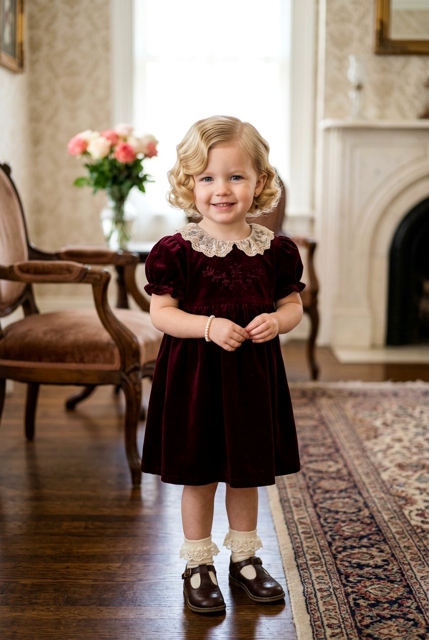 Vintage Inspired Toddler Bob - 20 toddler bob haircut for girls - 20 toddler bob haircut for girls