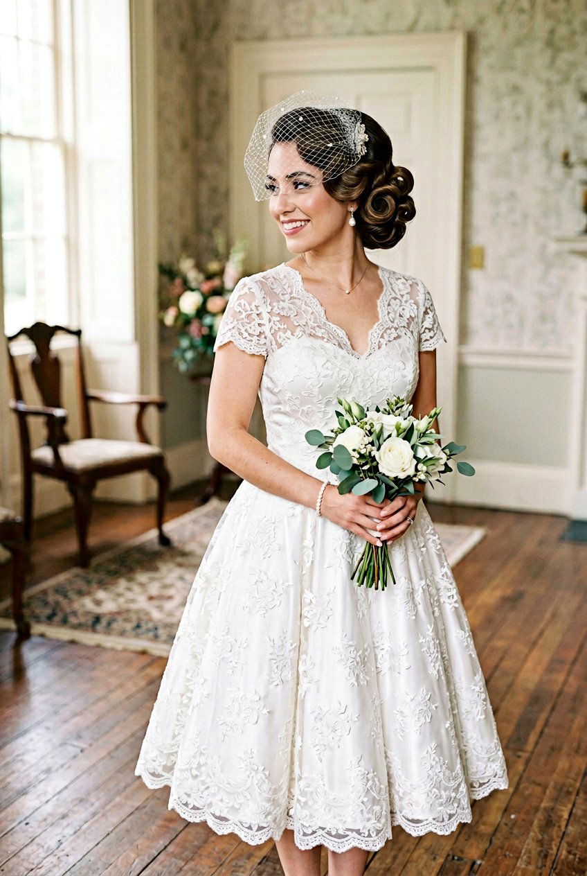 Vintage Inspired Wedding Hair - 20 wedding season hairstyles - 20 wedding season hairstyles