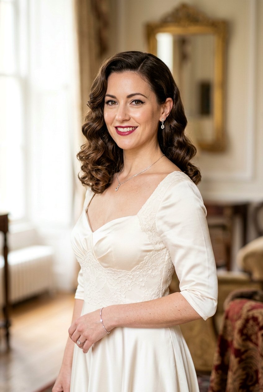 Vintage Waves For Curly Hair - 20 birthday hairstyle for curly shoulder length hair - 20 birthday hairstyle for curly shoulder length hair