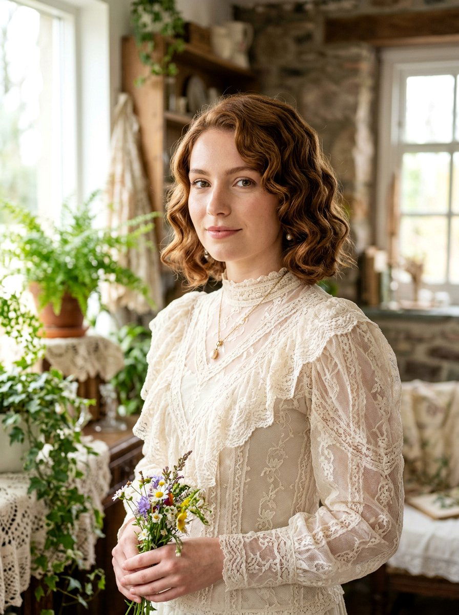 Vintage Wavy Fairycore Haircut - 20 fairycore haircut ideas - 20 fairycore haircut ideas