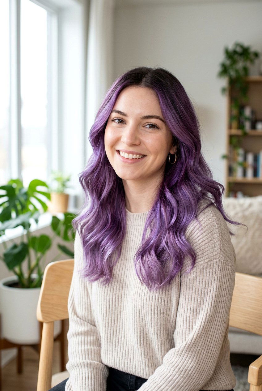 Violet Balayage Maintenance Tips - 20 violet balayage hair color - 20 violet balayage hair color