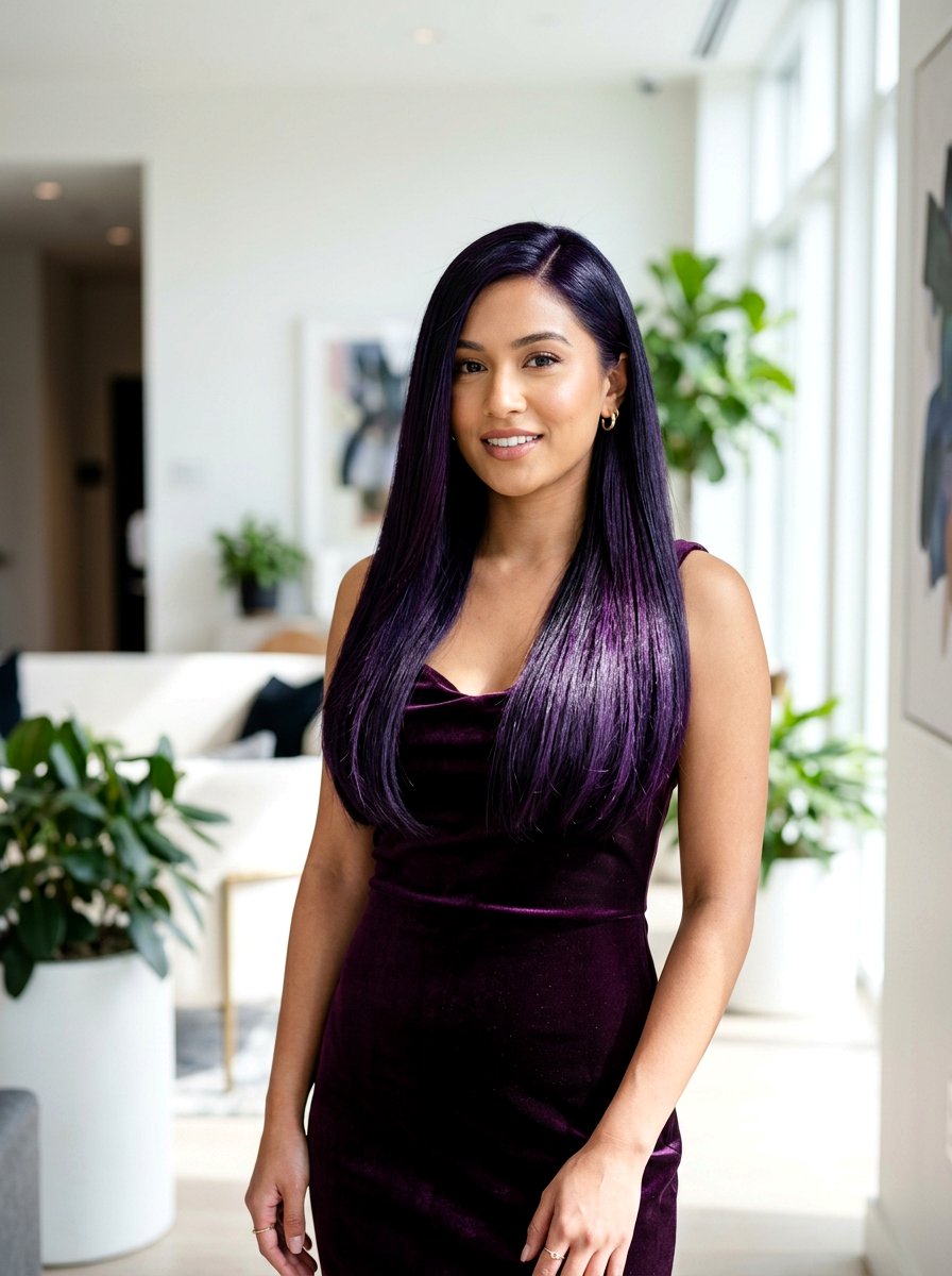 Violet Black Hair Color - 20 final hair color ideas for women - 20 final hair color ideas for women