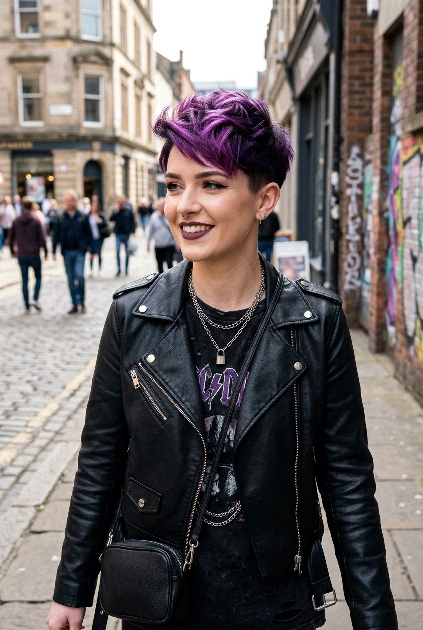 Violet Black Pixie Cut Hair Color - 20 violet black hair color - 20 violet black hair color