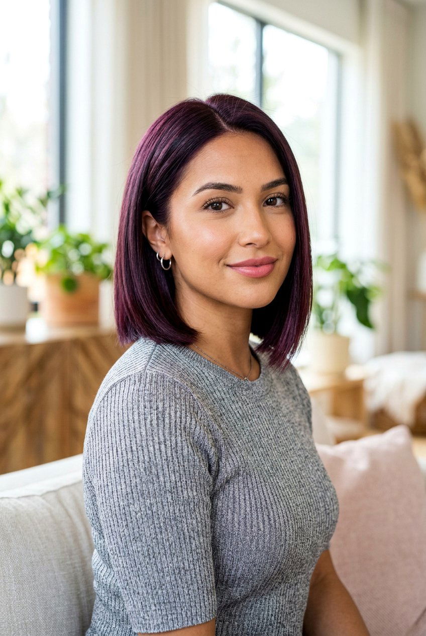 Violet Cherry Cola - 20 cherry cola hair color for brunettes - 20 cherry cola hair color for brunettes