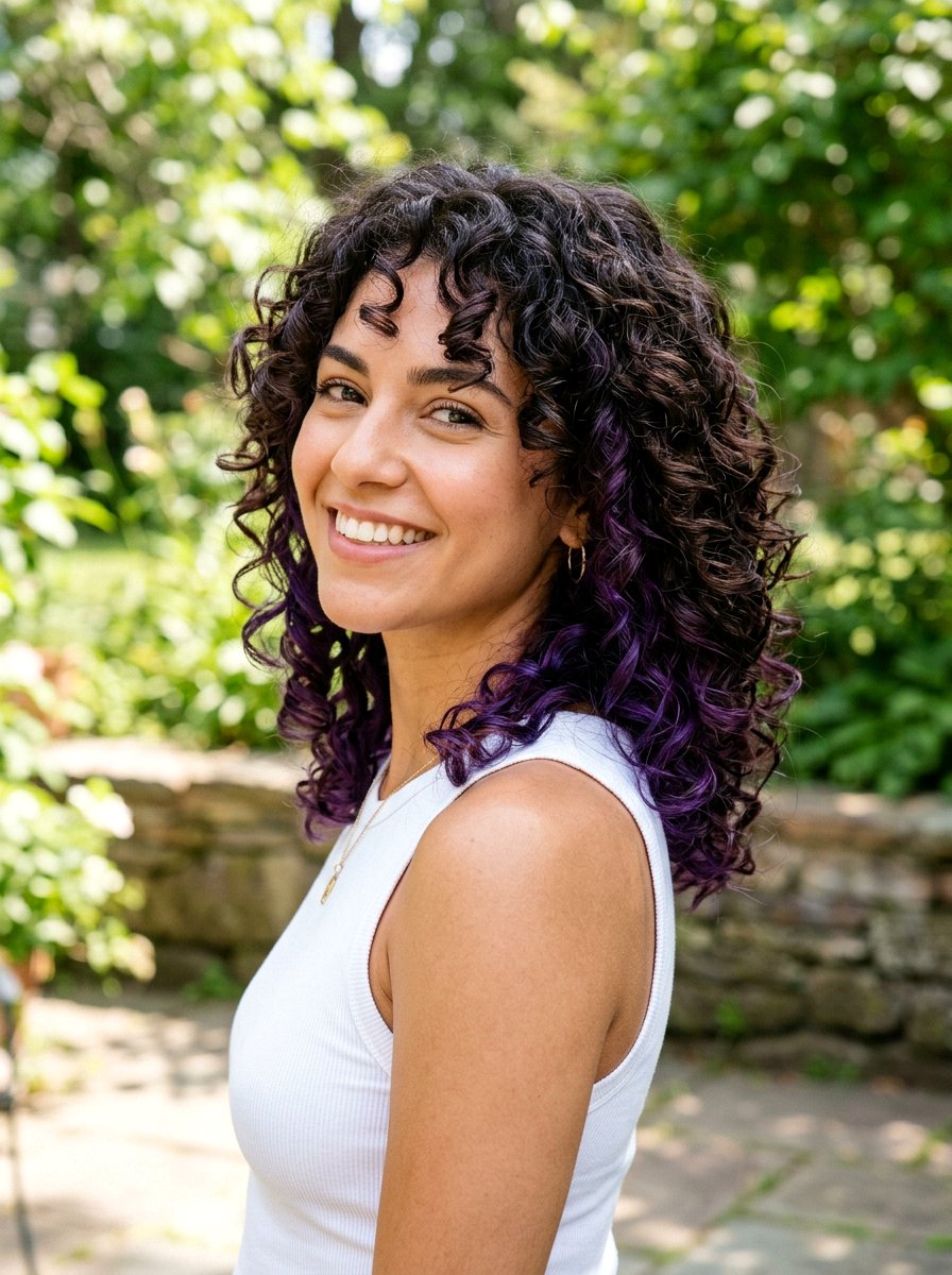 20 Violet Peekaboo Highlights For A Bold Color Transformation