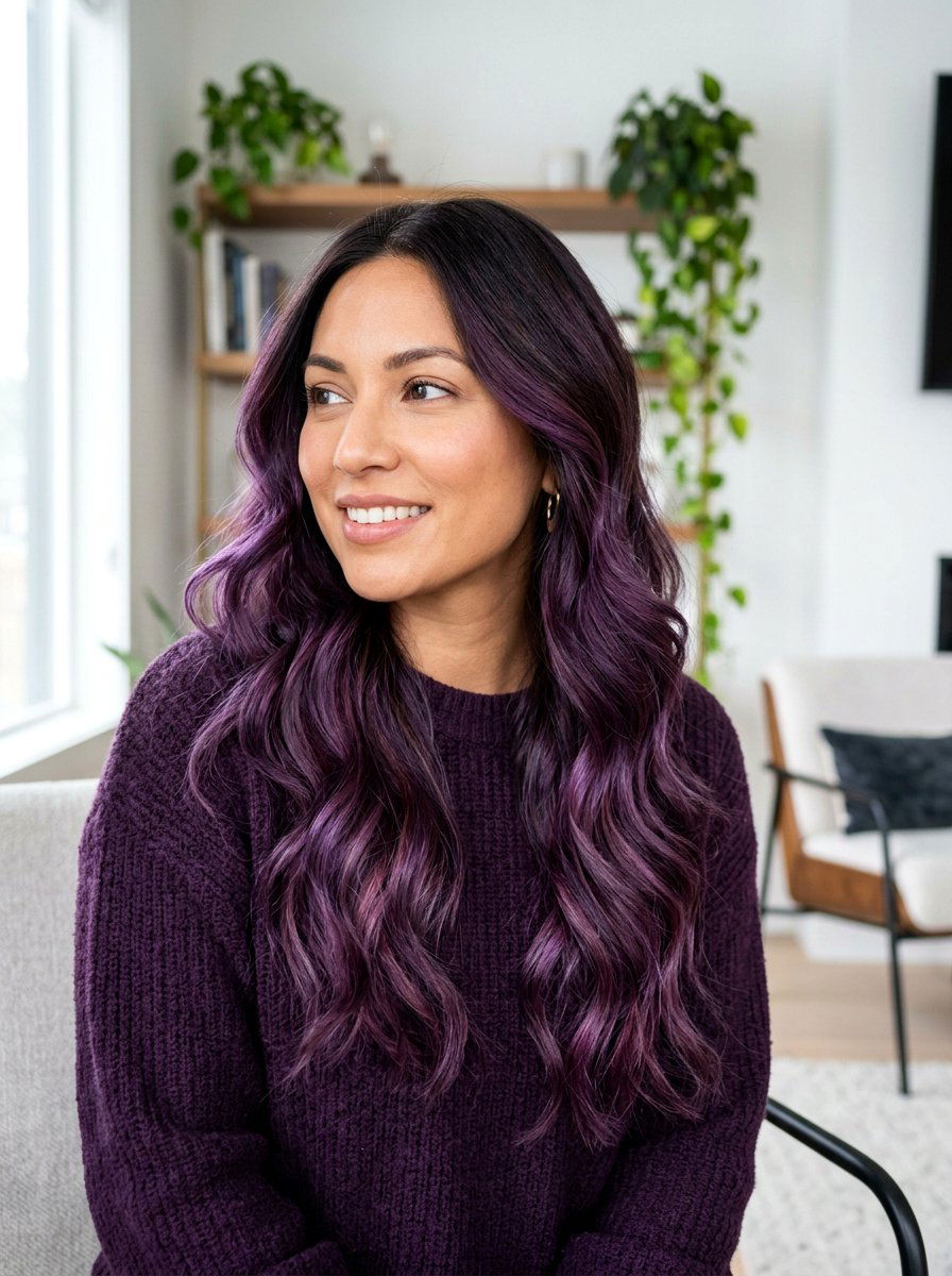 Violet Root Smudge Balayage - 20 root smudge ideas for balayage - 20 root smudge ideas for balayage