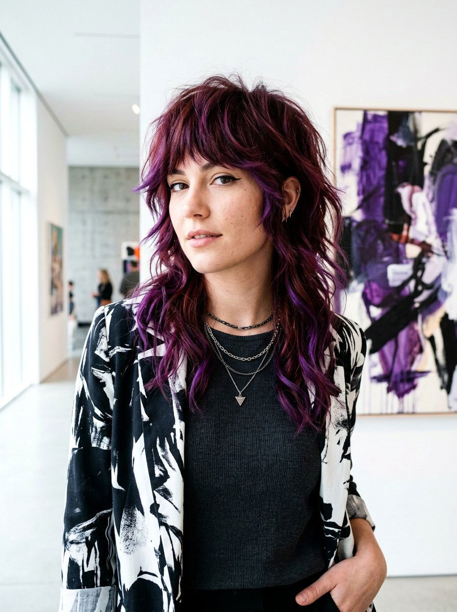 Violet Wine Hair Color - 20 wine brunette hair color - 20 wine brunette hair color