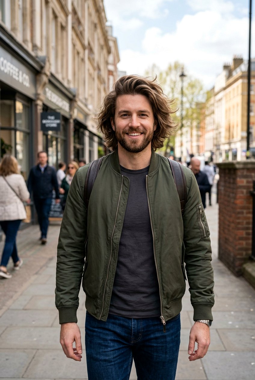 Volume Boost Flow - 20 shoulder length flow haircut men - 20 shoulder length flow haircut men