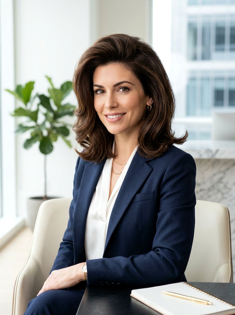 Volume Root Glossy Blowout Lob - 20 glossy blowout lob haircut - 20 glossy blowout lob haircut