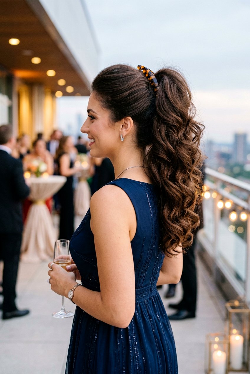 Voluminous Banana Clip Ponytail - 20 banana clip ponytail hairstyle - 20 banana clip ponytail hairstyle