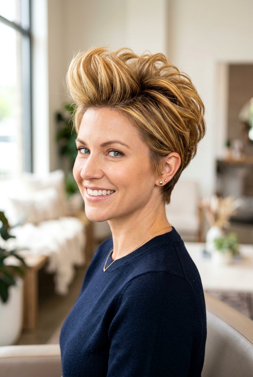 Voluminous Bixie Cut - 20 bixie haircut - 20 bixie haircut