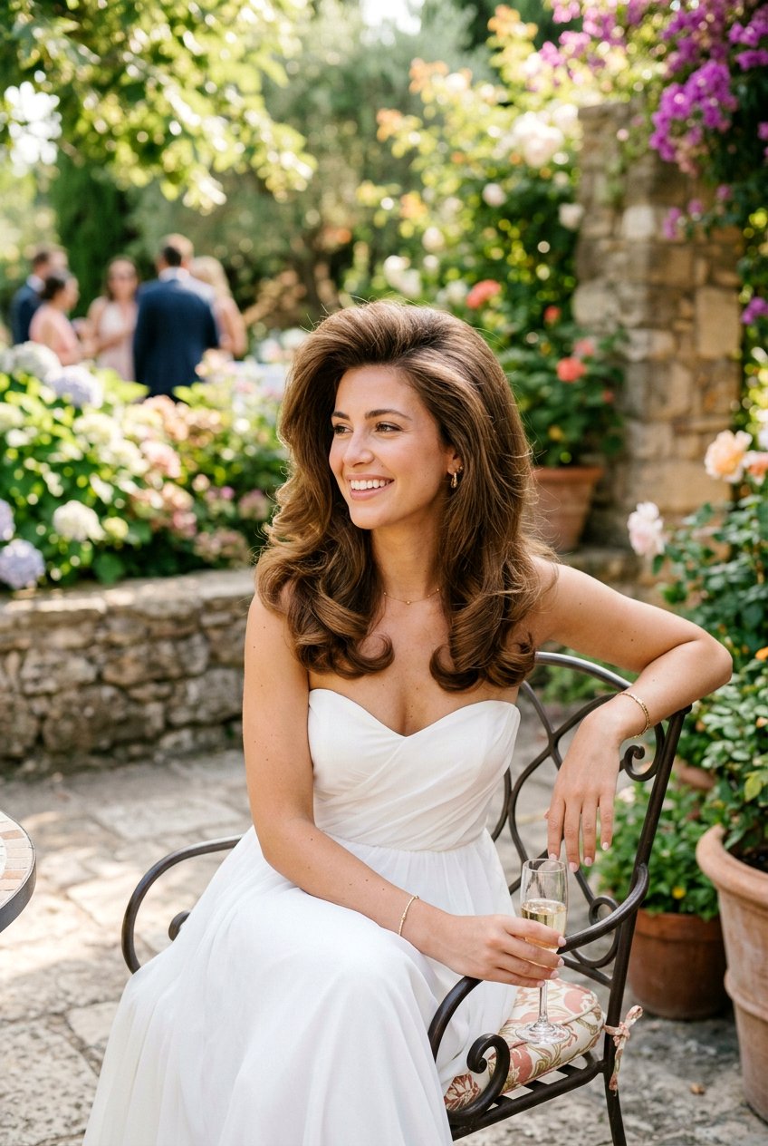 Voluminous Blowout - 20 bridal hairstyle for minimalist wedding - 20 bridal hairstyle for minimalist wedding