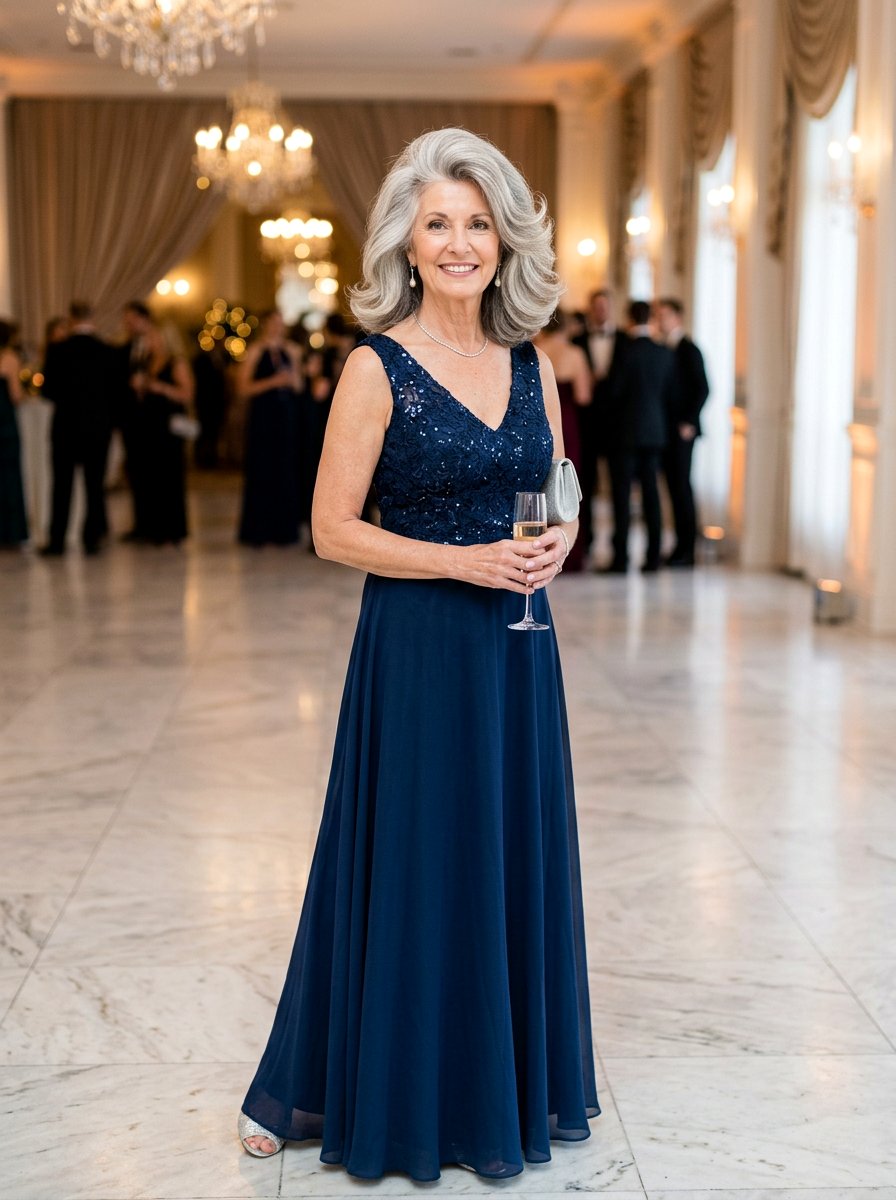 Voluminous Blowout - 20 older women wedding guest hair ideas - 20 older women wedding guest hair ideas