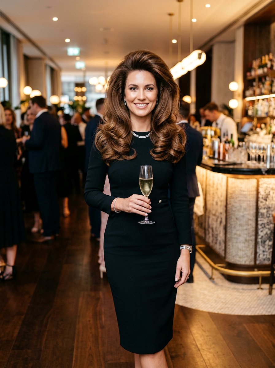 Voluminous Blowout - 20 simple hairstyle for wedding shower - 20 simple hairstyle for wedding shower