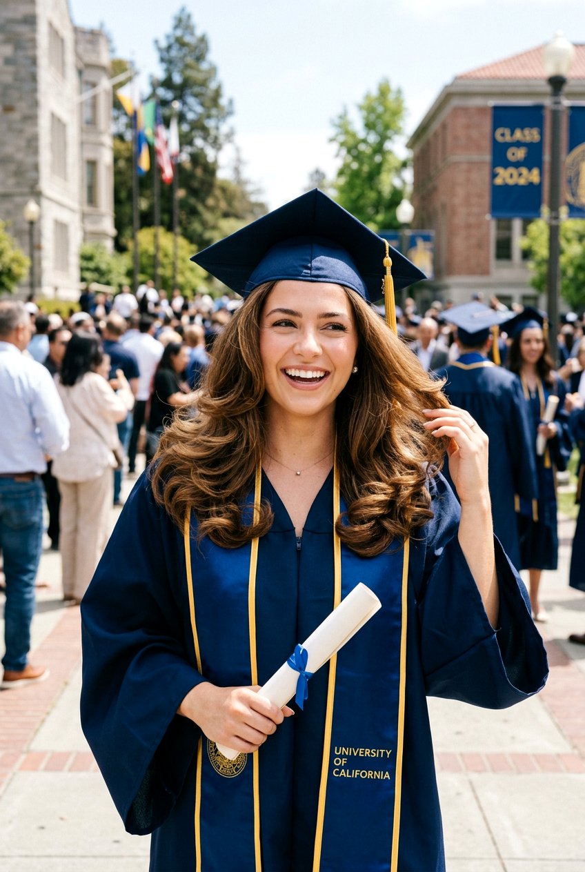 Voluminous Blowout - 20 graduation hairstyle for shoulder length hair - 20 graduation hairstyle for shoulder length hair