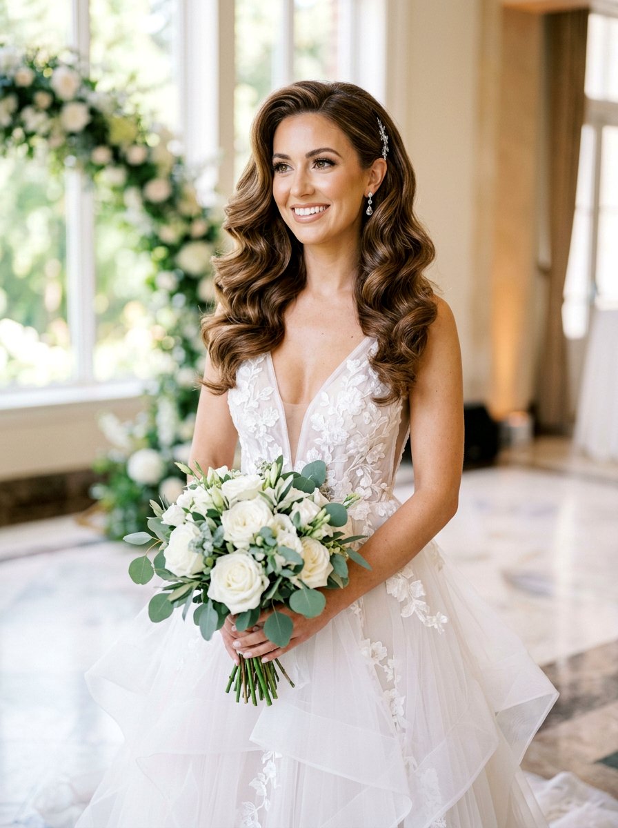 Voluminous Blowout - 20 wedding hairstyles for beach ceremony - 20 wedding hairstyles for beach ceremony