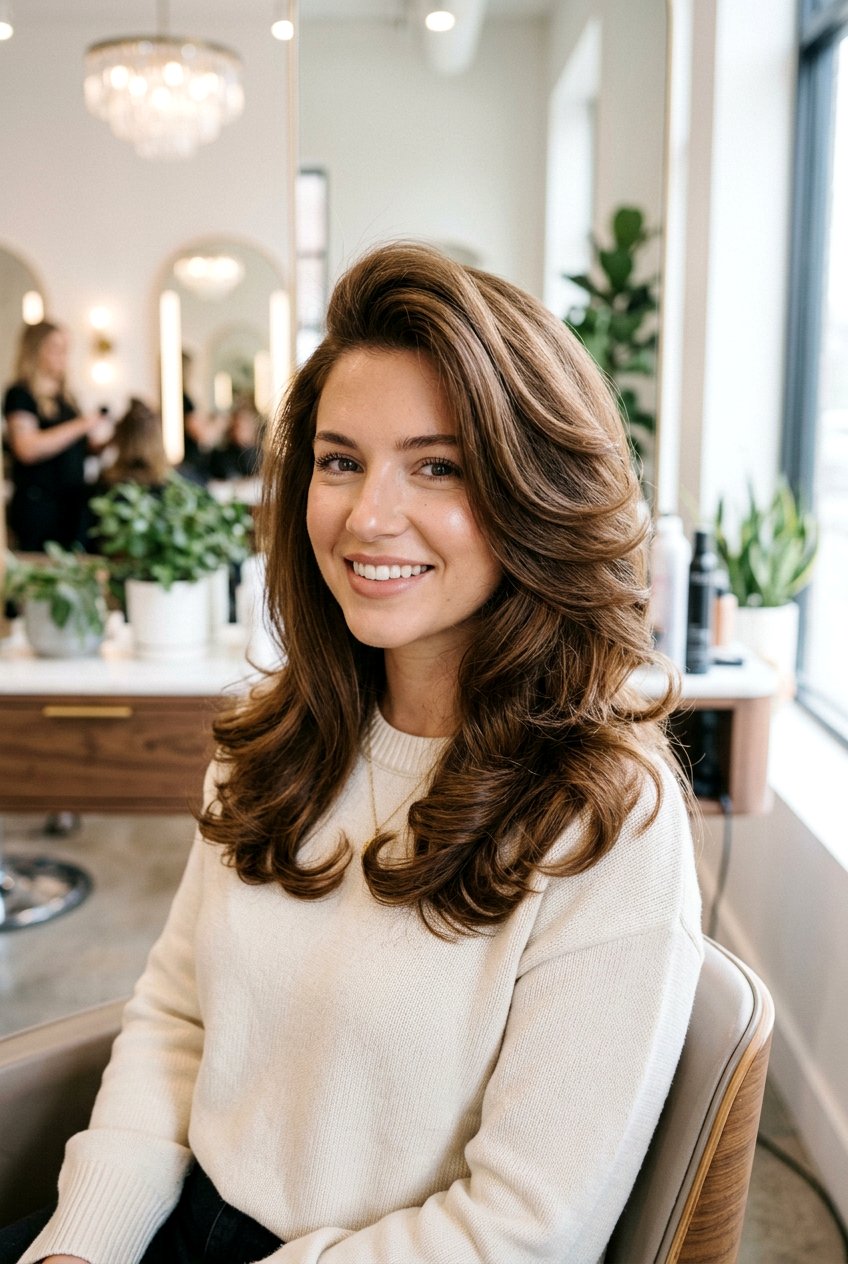 Voluminous Blowout - 20 classy hairstyles for women - 20 classy hairstyles for women