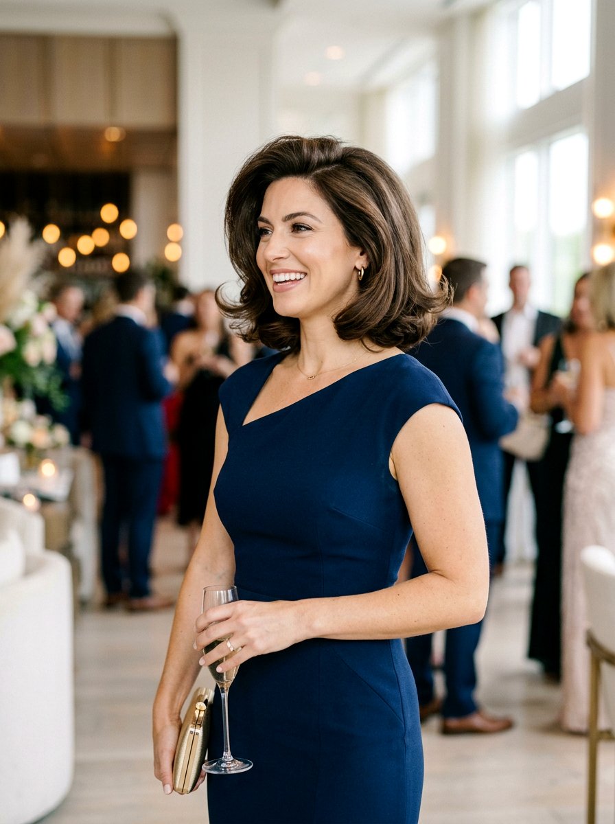 Voluminous Blowout Bob - 20 date night hairstyle for shoulder length bob - 20 date night hairstyle for shoulder length bob