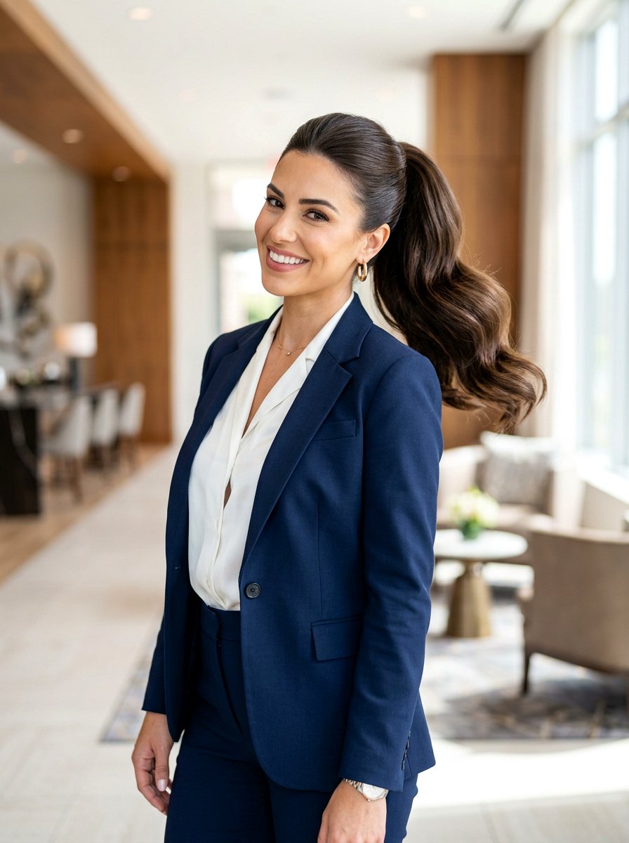 Voluminous Blowout Ponytail - 20 glamorous ponytail hairstyle ideas - 20 glamorous ponytail hairstyle ideas