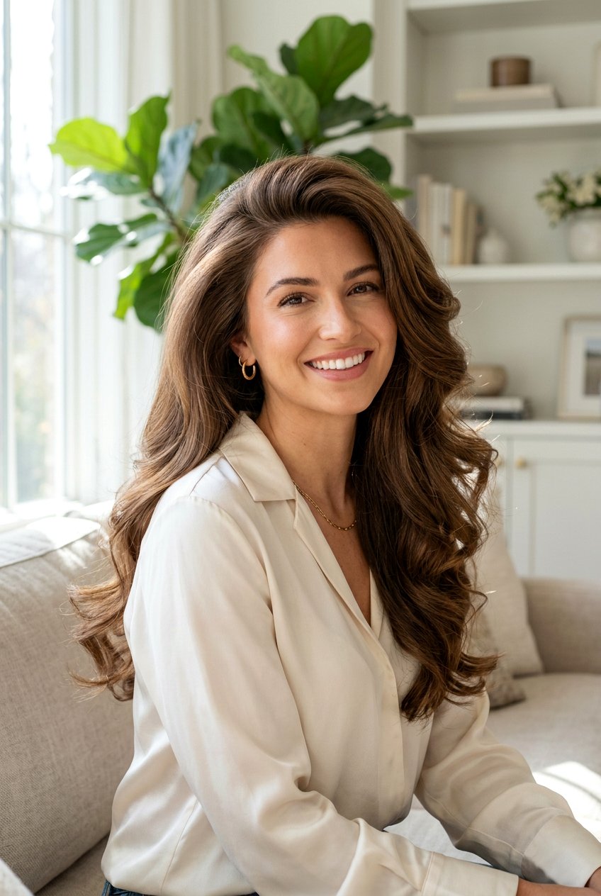 Voluminous Blowout with Long Hair - 20 sophisticated hairstyles for women - 20 sophisticated hairstyles for women