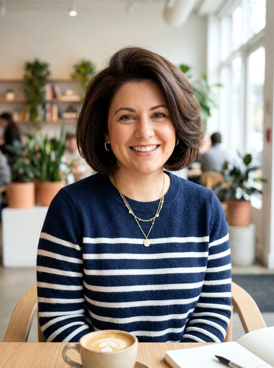 Voluminous Bob for Apple Face - 20 flattering haircut for apple face women - 20 flattering haircut for apple face women