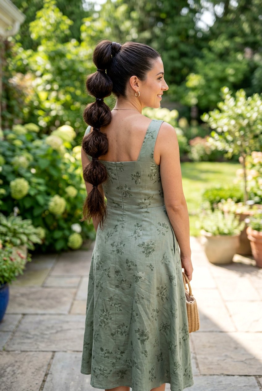 Voluminous Bubble Braid - 20 bouncy hairstyle for wedding guest - 20 bouncy hairstyle for wedding guest