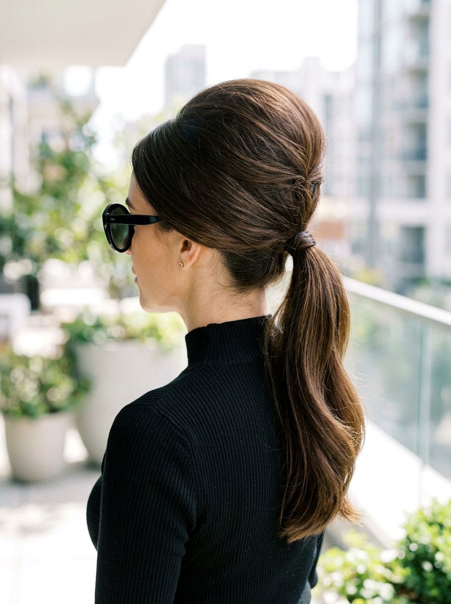 Voluminous Bump Ponytail - 20 old money ponytail hairstyle - 20 old money ponytail hairstyle