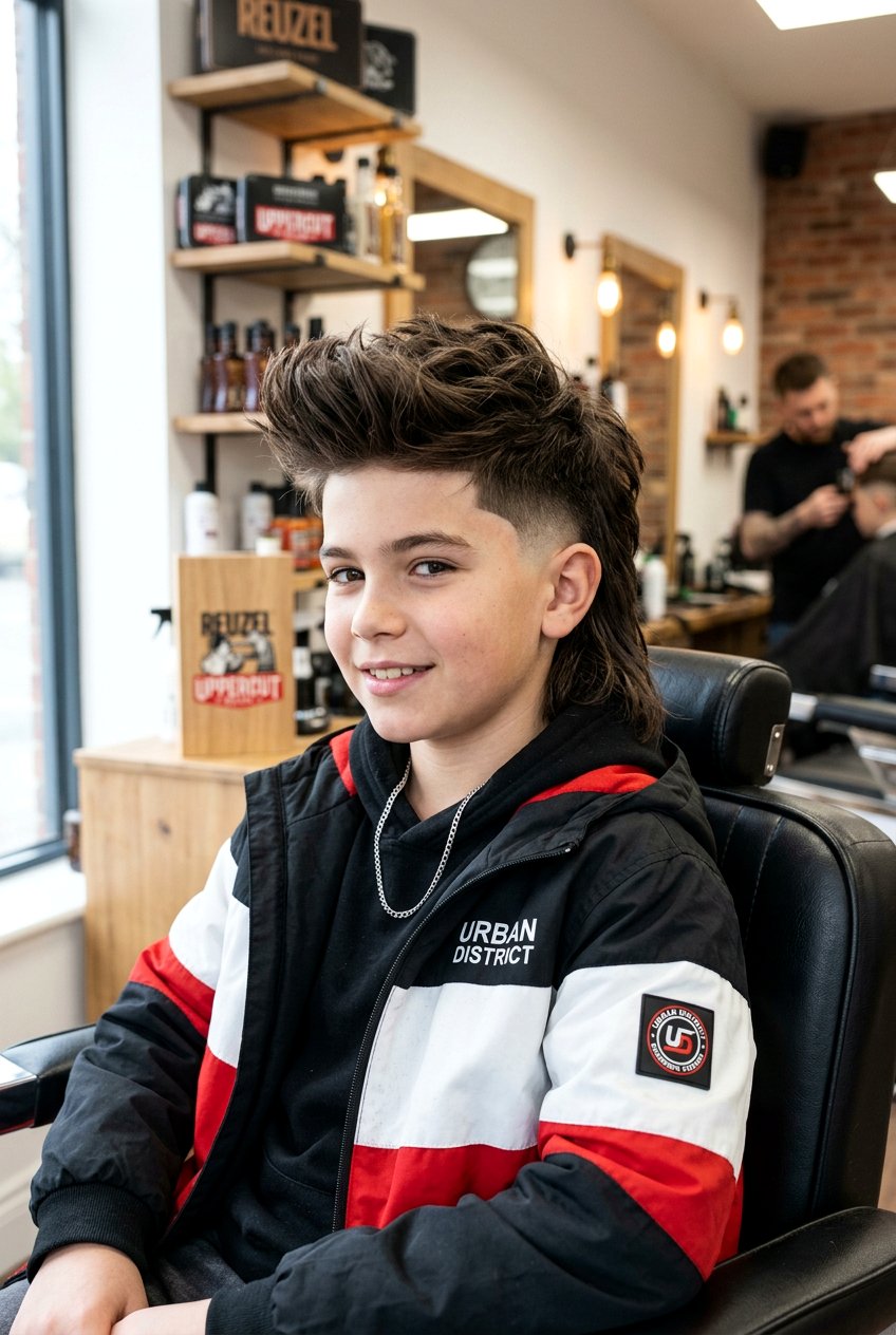 Voluminous Burst Fade Mullet - 20 boys haircut with burst fade mullet - 20 boys haircut with burst fade mullet