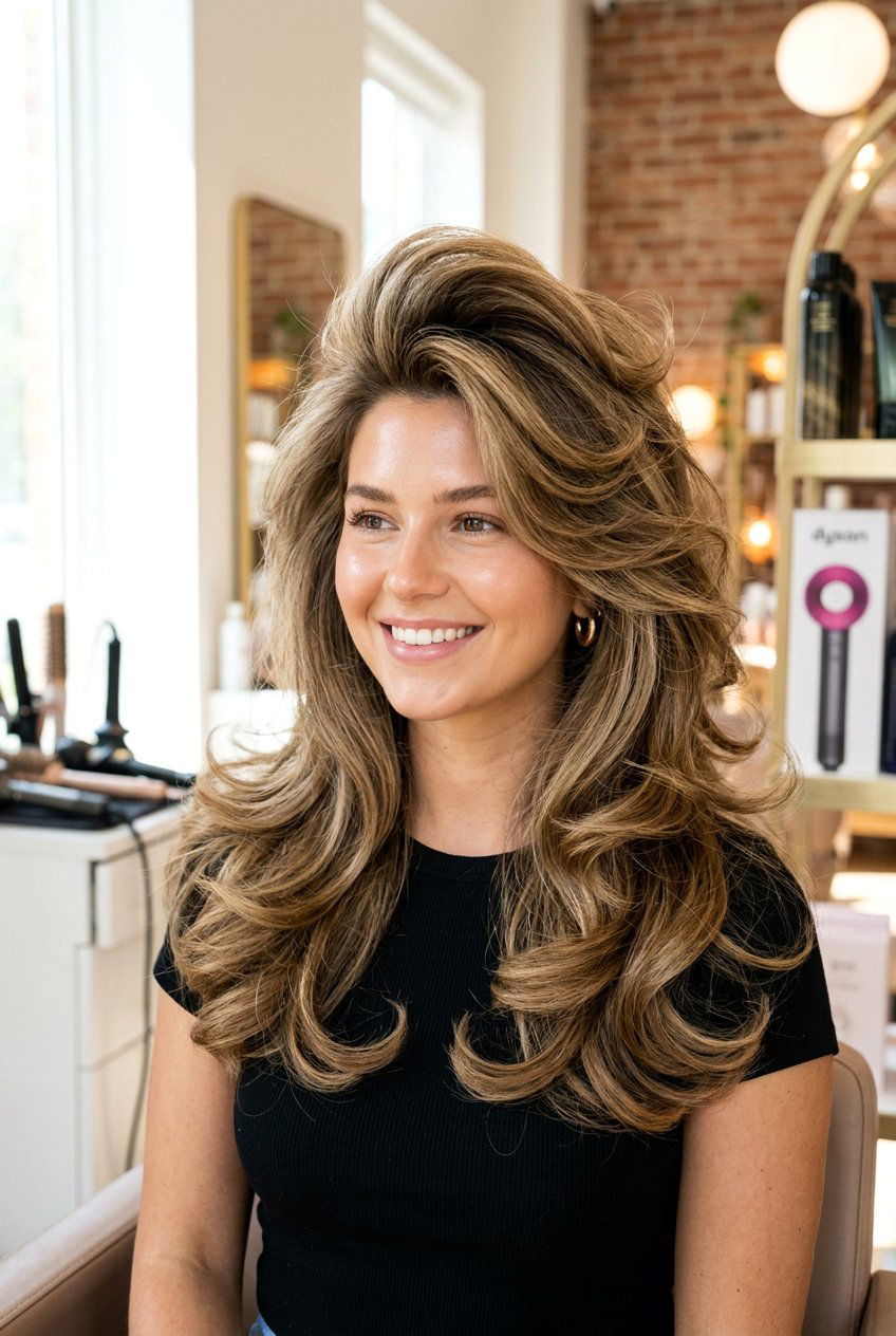 Voluminous Butterfly Haircut - 20 butterfly layers for long hair - 20 butterfly layers for long hair