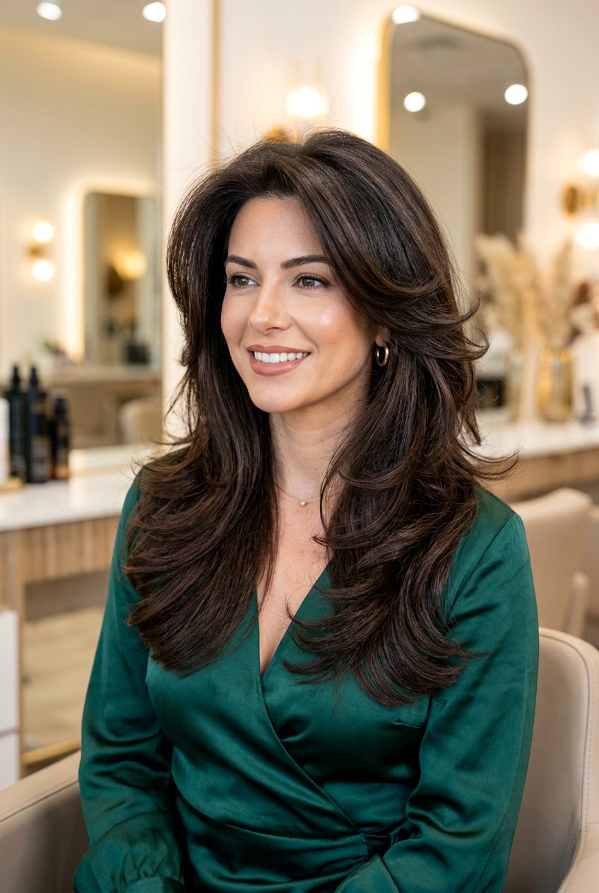 Voluminous Butterfly Haircut - 20 butterfly haircut for thick straight hair - 20 butterfly haircut for thick straight hair