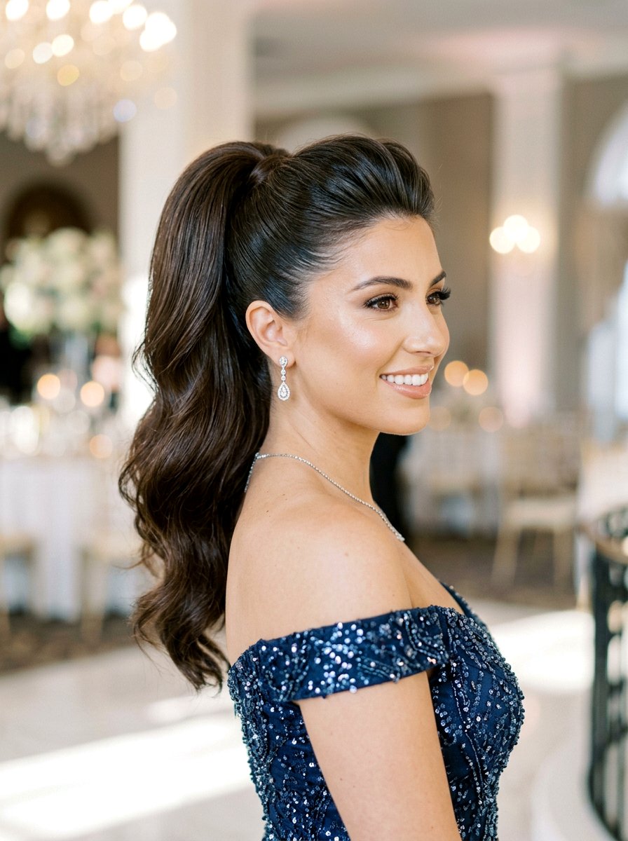 Voluminous Crown Glossy Clean Girl Ponytail - 20 glossy clean girl ponytail - 20 glossy clean girl ponytail