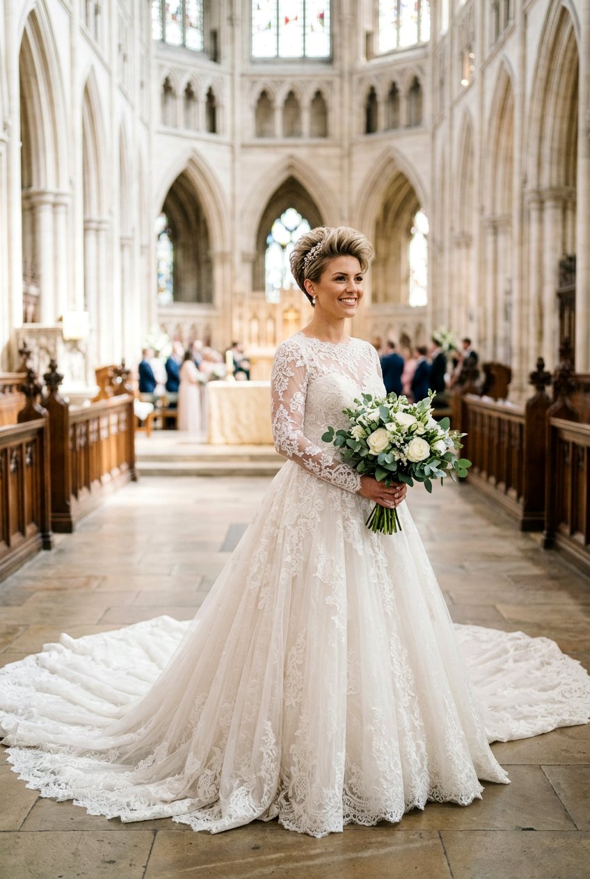 Voluminous Crown Pixie Cut - 20 bridal hairstyle for short pixie hair - 20 bridal hairstyle for short pixie hair