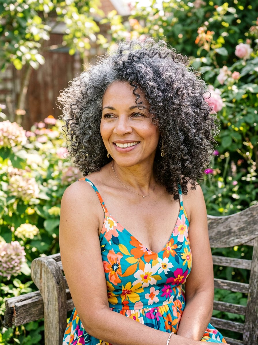 Voluminous Curl - 20 easy hairstyle for mature women over 50 - 20 easy hairstyle for mature women over 50