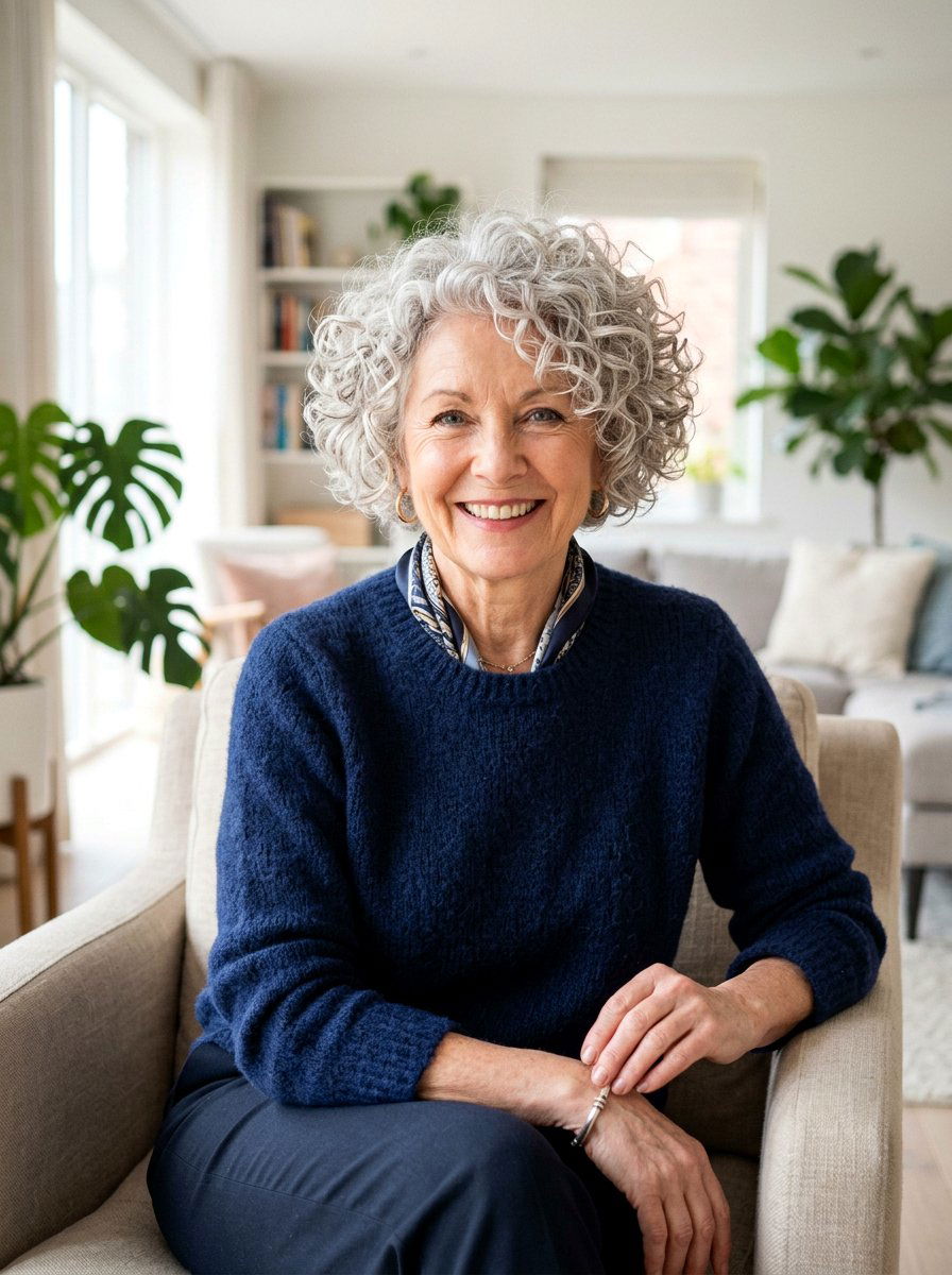 Voluminous Curly Bixie Haircut - 20 curly bixie haircut for older women - 20 curly bixie haircut for older women