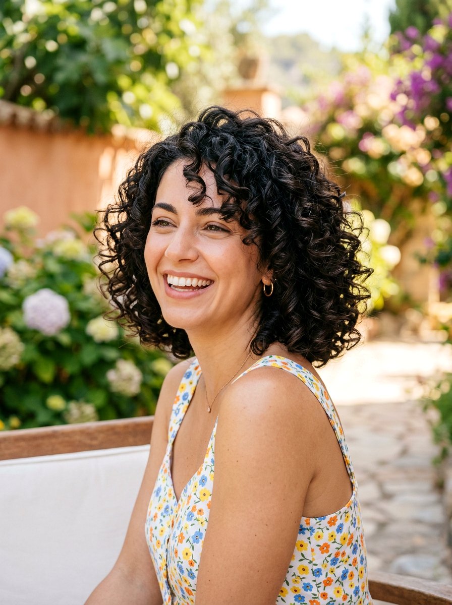 Voluminous Curly Bob Haircut - 20 polished haircut for mature women - 20 polished haircut for mature women