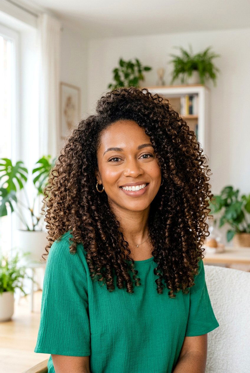 Voluminous Curly Hair - 20 bouncy hairstyle for date night - 20 bouncy hairstyle for date night