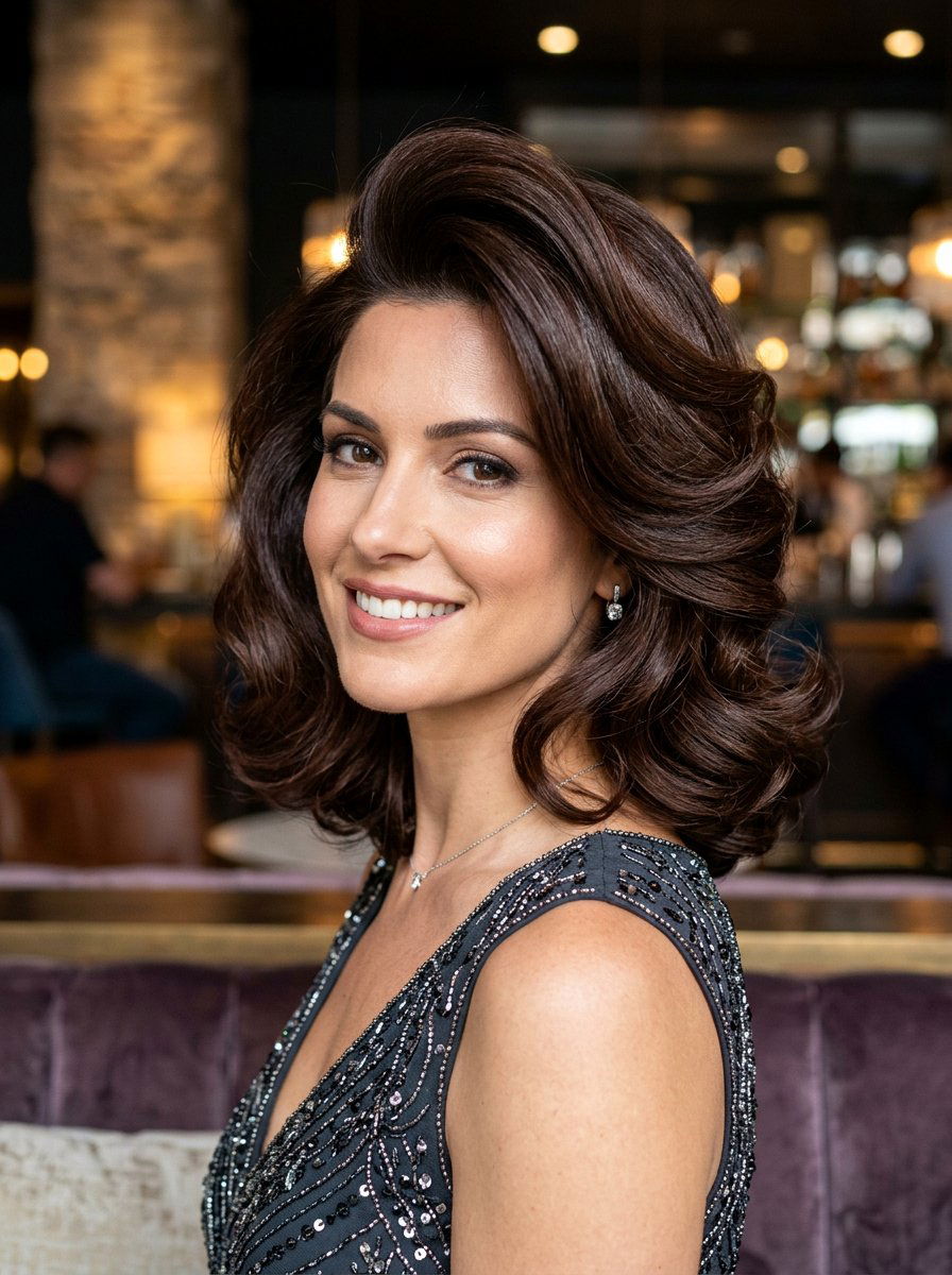 Voluminous Glossy Blowout Bob - 20 glossy blowout bob for mature women - 20 glossy blowout bob for mature women