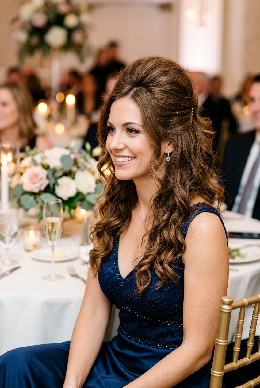 Voluminous Half Up Half Down Hair - 20 bouncy hairstyle for fine hair women - 20 bouncy hairstyle for fine hair women