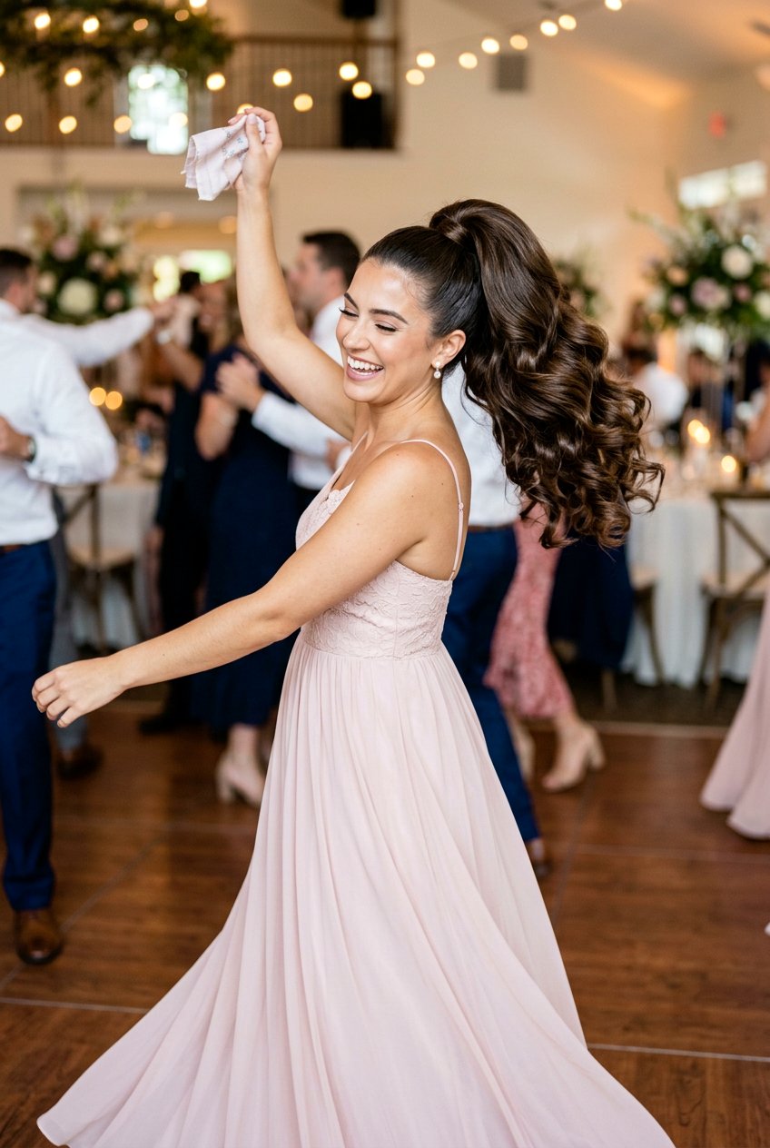 Voluminous High Ponytail With Bouncy Waves - 20 bridesmaid ponytail with waves - 20 bridesmaid ponytail with waves