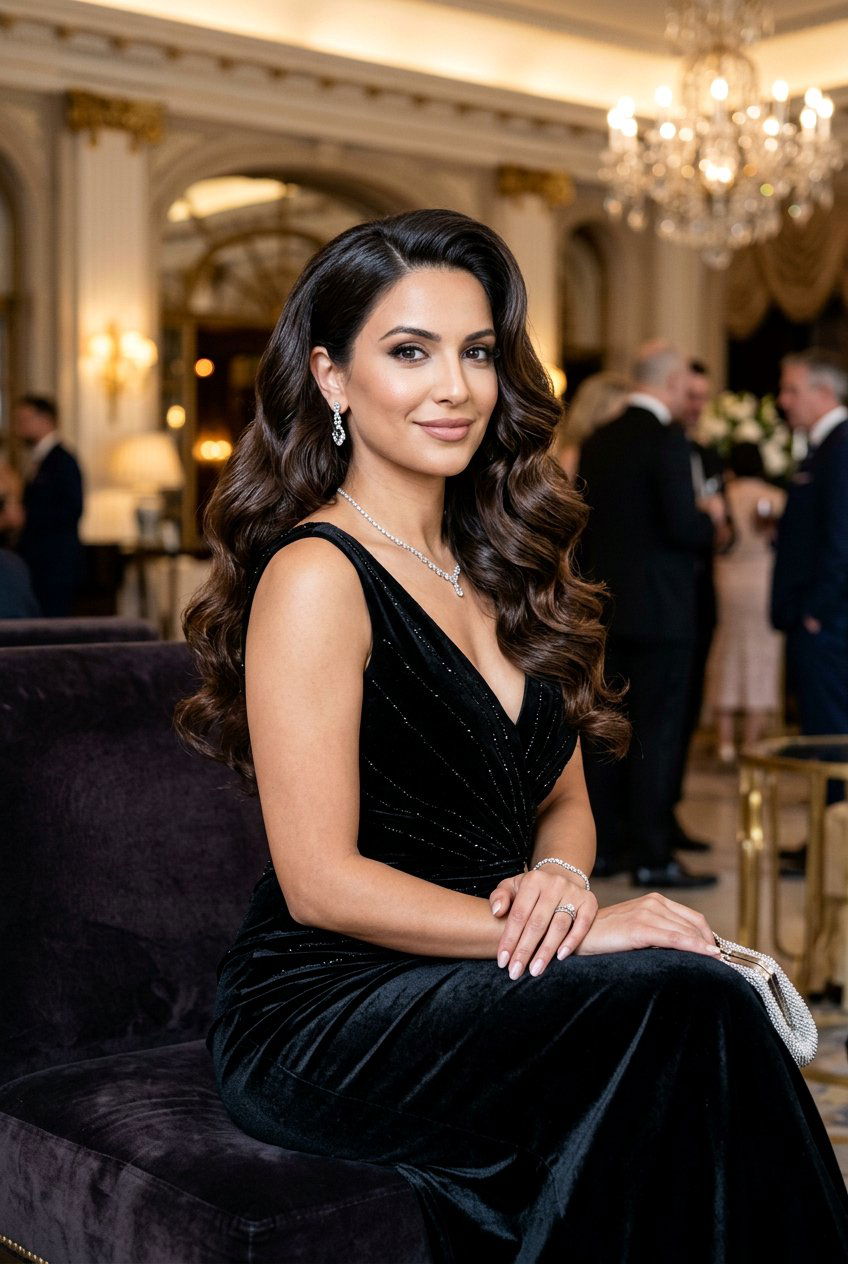 Voluminous Hollywood Waves - 20 birthday hairstyle for long straight hair - 20 birthday hairstyle for long straight hair