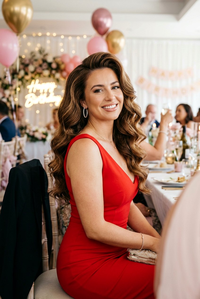 Voluminous Hollywood Waves Birthday Hair - 20 birthday hairstyle with hollywood waves