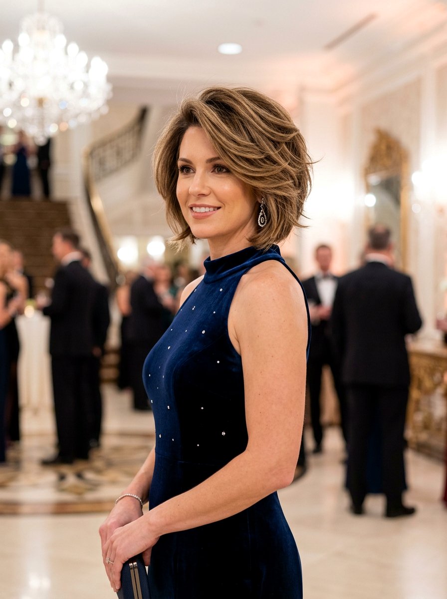 Voluminous Layered Bob Haircut - 20 glamorous haircut ideas for women - 20 glamorous haircut ideas for women