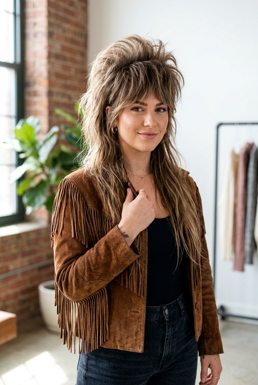 Voluminous Layered Mullet - 20 alt haircut ideas for women - 20 alt haircut ideas for women