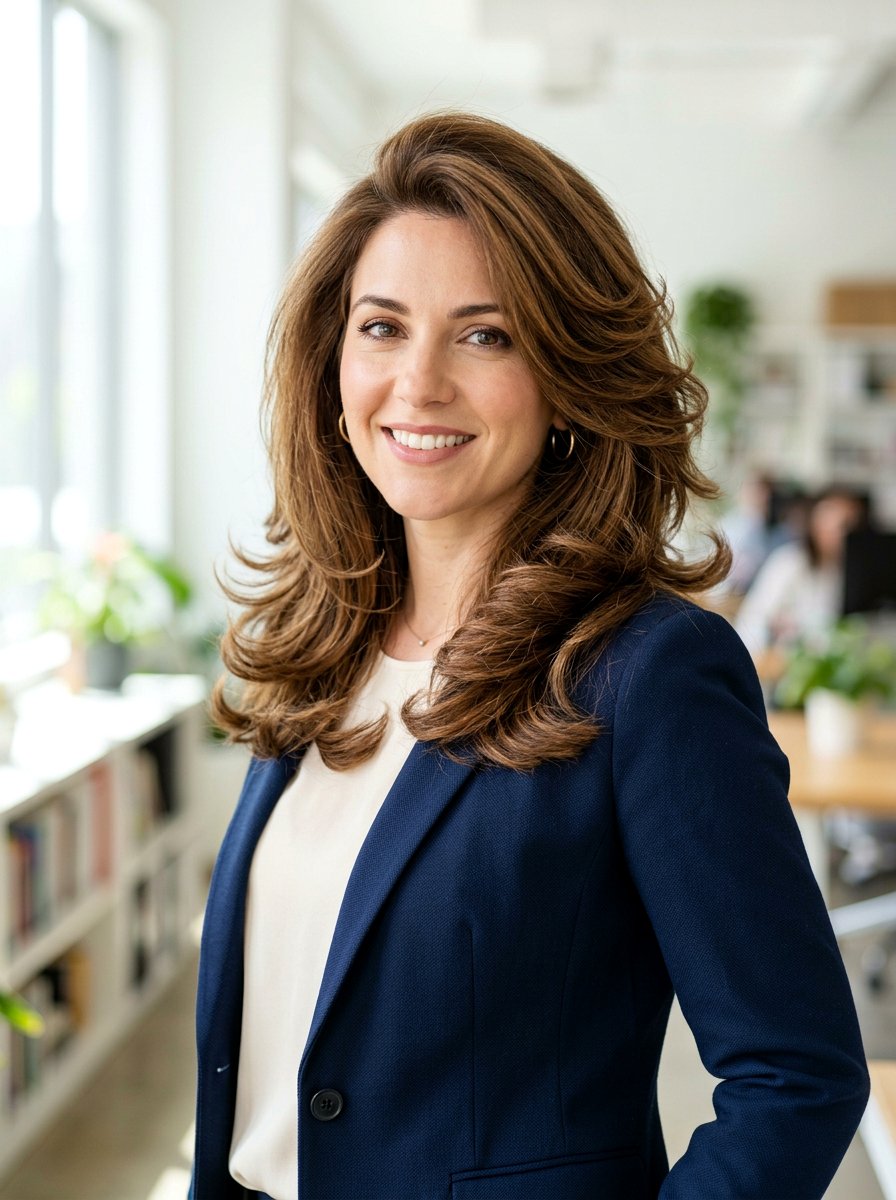 Voluminous Layered Shoulder Length Hair - 20 glossy layered shoulder length haircut - 20 glossy layered shoulder length haircut