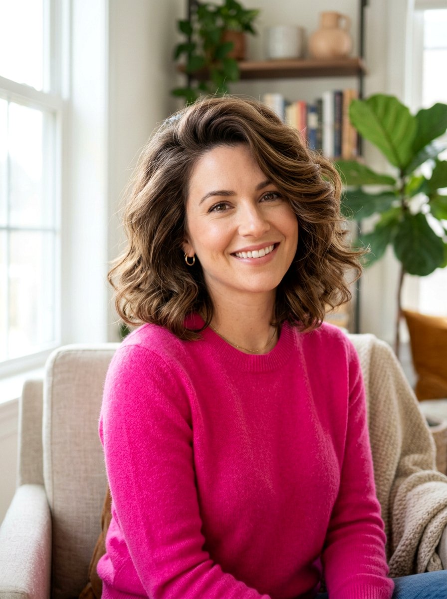 Voluminous Lob Haircut - 20 polished lob for mature women - 20 polished lob for mature women