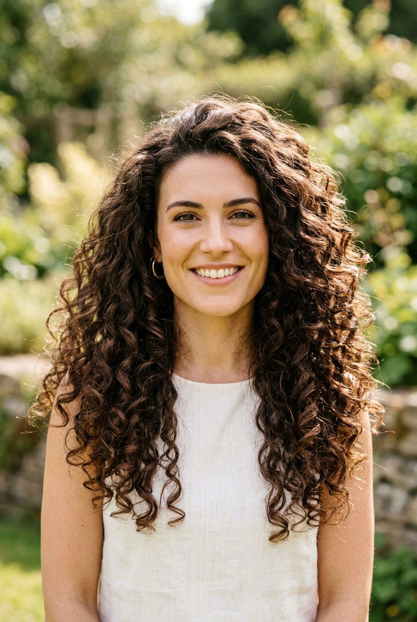 Voluminous Long Curls - 20 haircuts for square face shape - 20 haircuts for square face shape