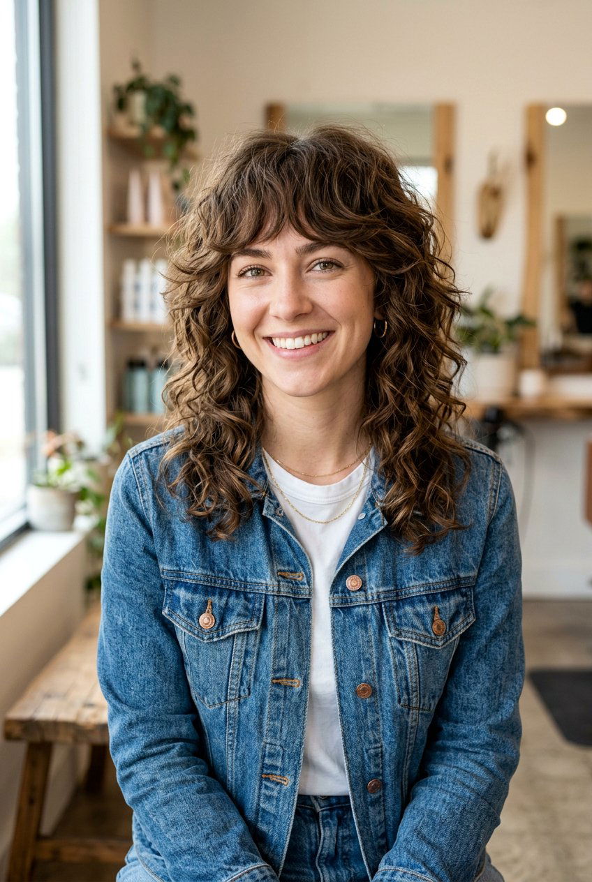 Voluminous Medium Length Shag - 20 picture day hairstyle for shoulder length hair - 20 picture day hairstyle for shoulder length hair