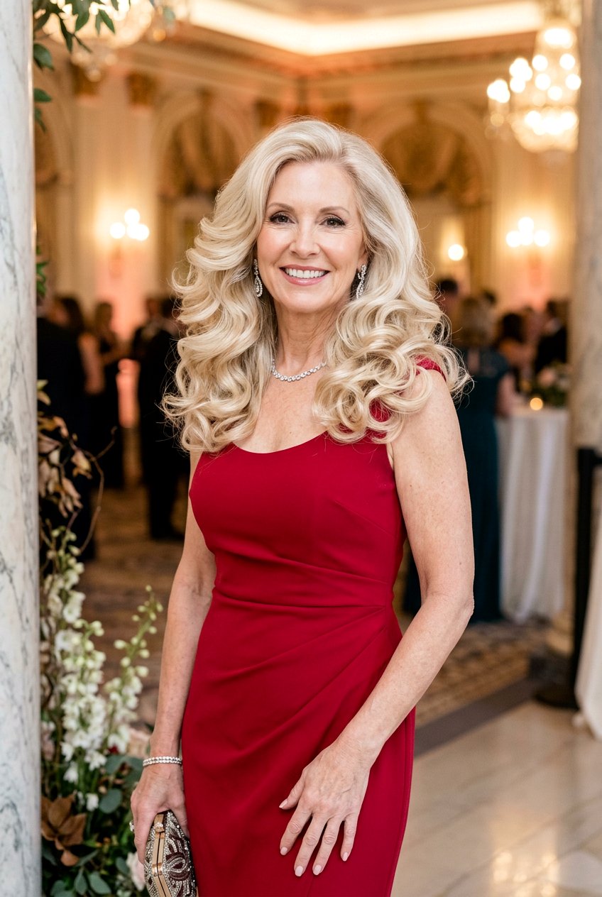 20 Elegant Pearl Blonde Hair Color Ideas for Women Over 60